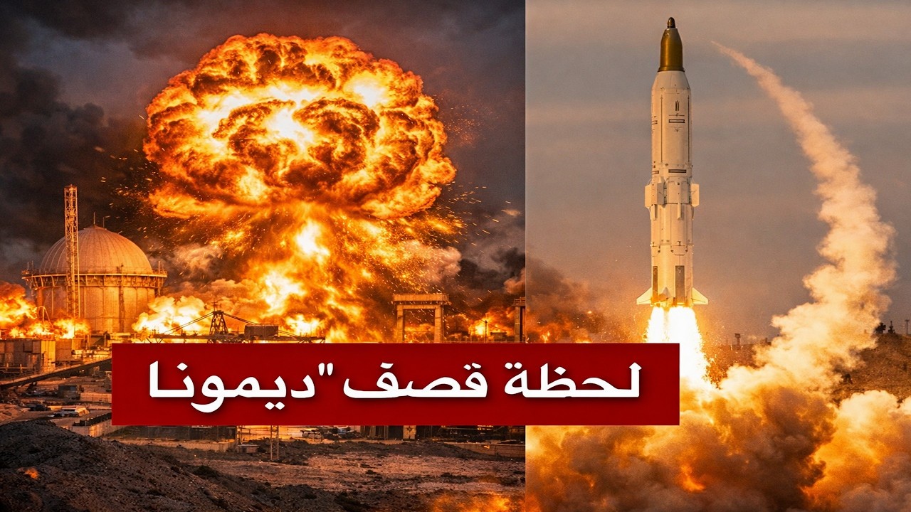 ⭕️عاجل إستهداف مفاعل ديمونا النووي في صحراء النقب بالصواريخ الإيرانية... النهاية إقتربت
