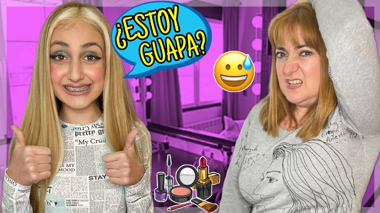ME MAQUILLO HORRIBLE PARA VER COMO MI MAMA REACCIONA - Silvia Sánchez