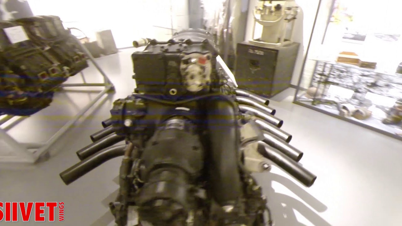 Jumo 211F Walkaround - Aircraft Engine from  Ju-88 Bomber - Norwegian Aviation Museum [2.7K]