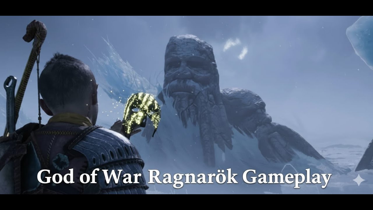 GOD OF WAR RAGNOROK GAMEPLAY AND WALKTHROUGH finding mask secrets..