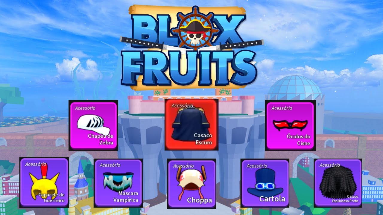 COMO PEGAR TODOS OS ACESSORIOS DO SEA 2 NO BLOX FRUITS