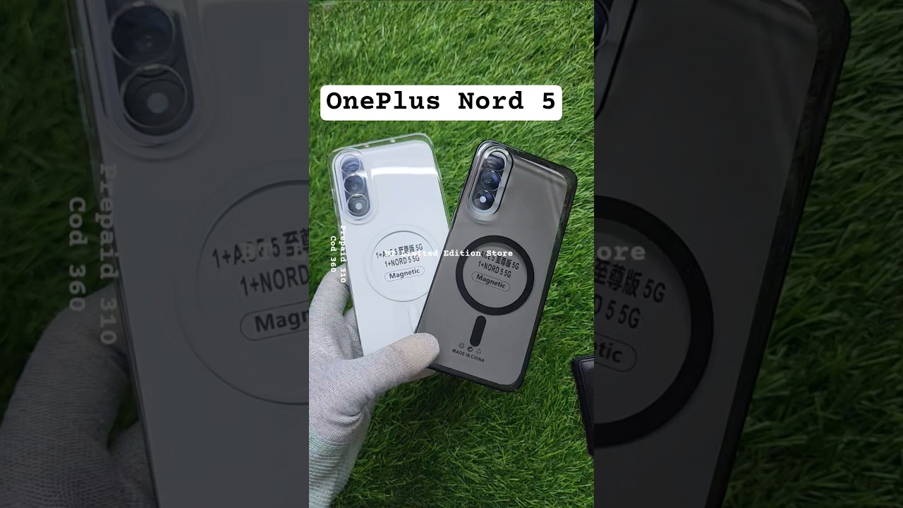 OnePlus Nord 5 Back Cover ! OnePlus Nord 5 Magsafe Transparent Back Cover Anti Yellow #shorts