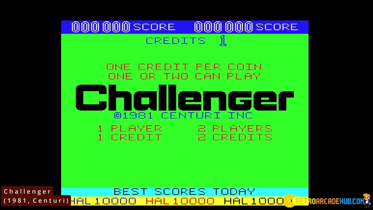 Challenger (1981, Centuri) for ARCADE