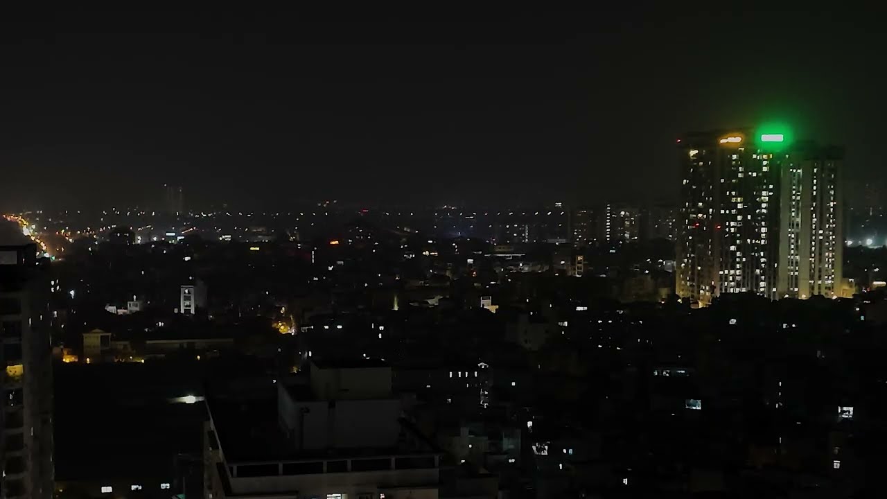 Relaxing Piano Music from Above at Night for Deep Sleep, Stress Relief, Anxiety, Meditation, Calming