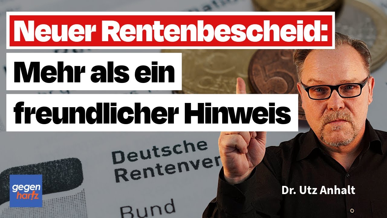 Rente: Neuer Rentenbescheid - Mehr als ein freundlicher Hinweis