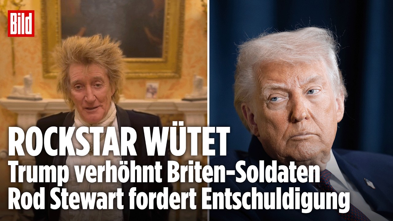 ROD STEWART TEILT GEGEN TRUMP AUS: „Dieser Wehrdienstverweigerer soll sich entschuldigen!“