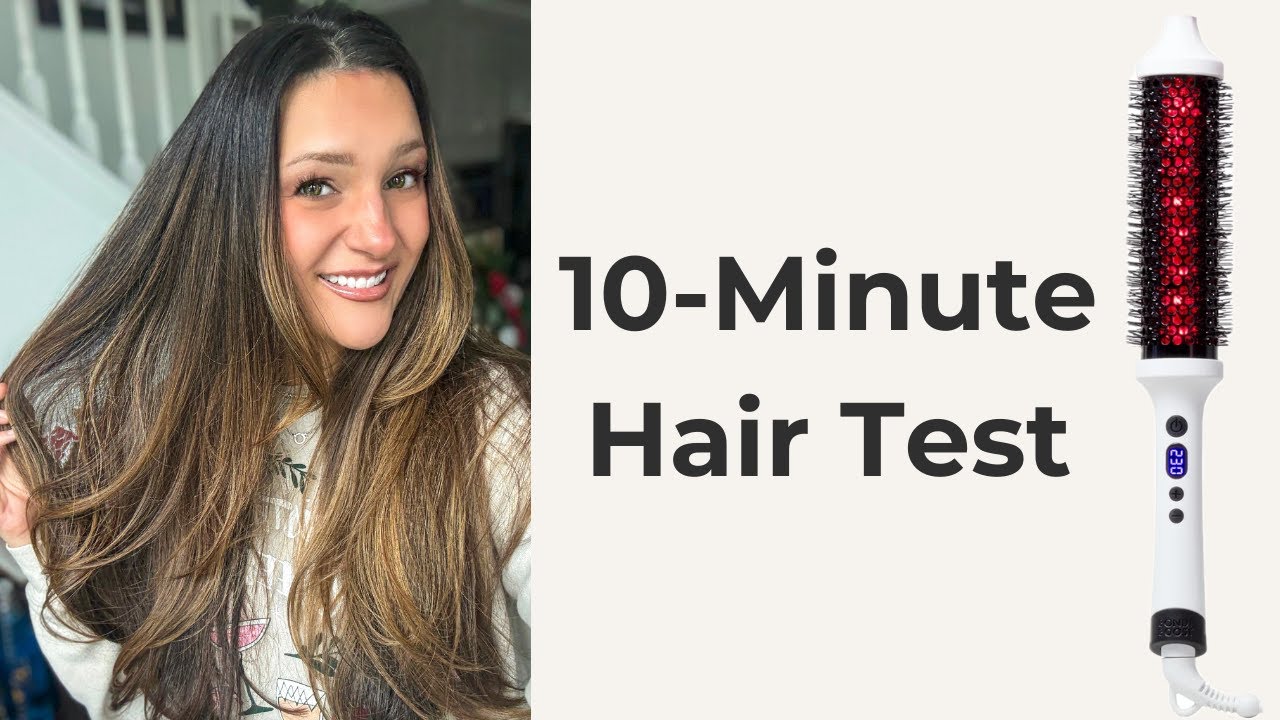 BondiBoost Long Barrel Infrared Thermal Bounce Brush Blowout