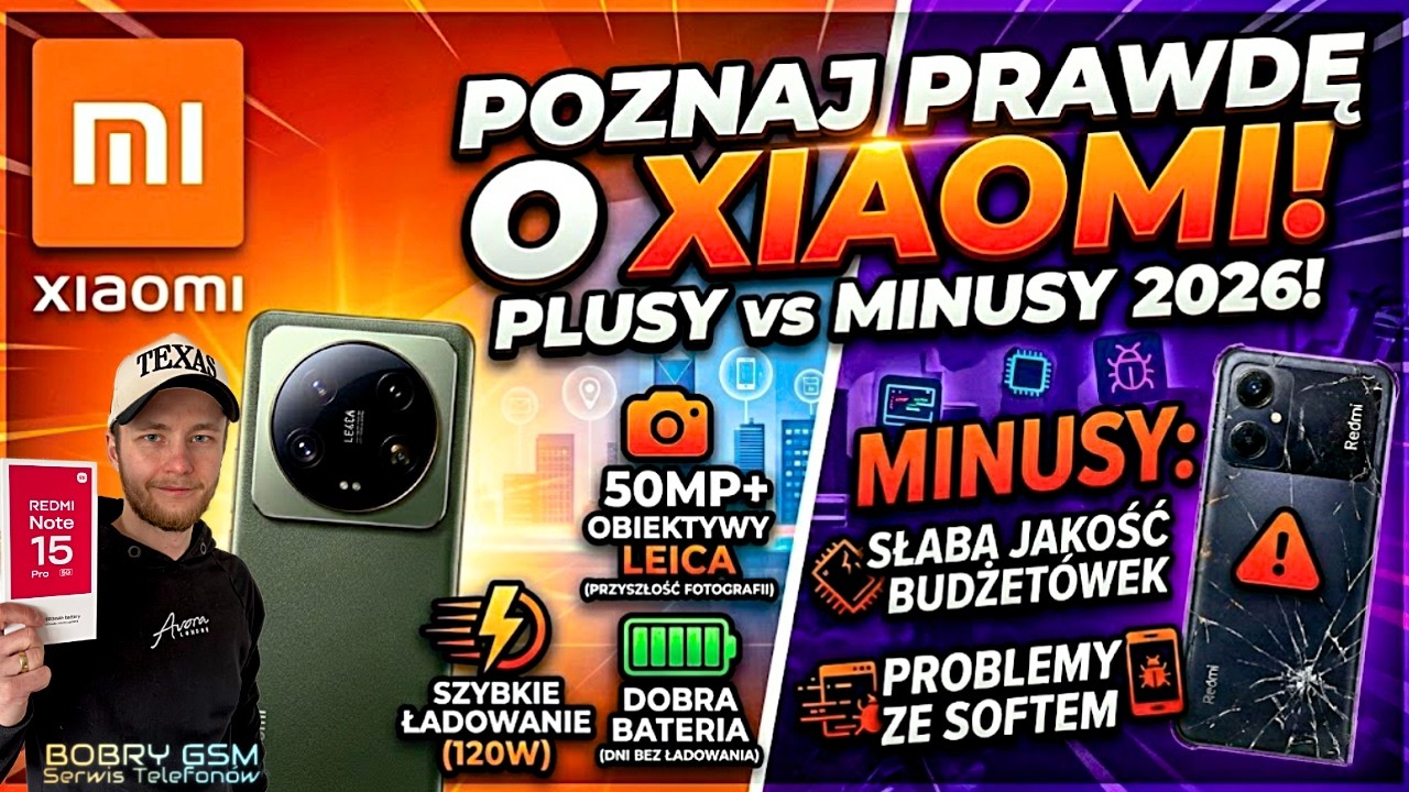 Xiaomi &ndash; czy warto kupować? Zalety, wady i opinie użytkownik&oacute;w 2026