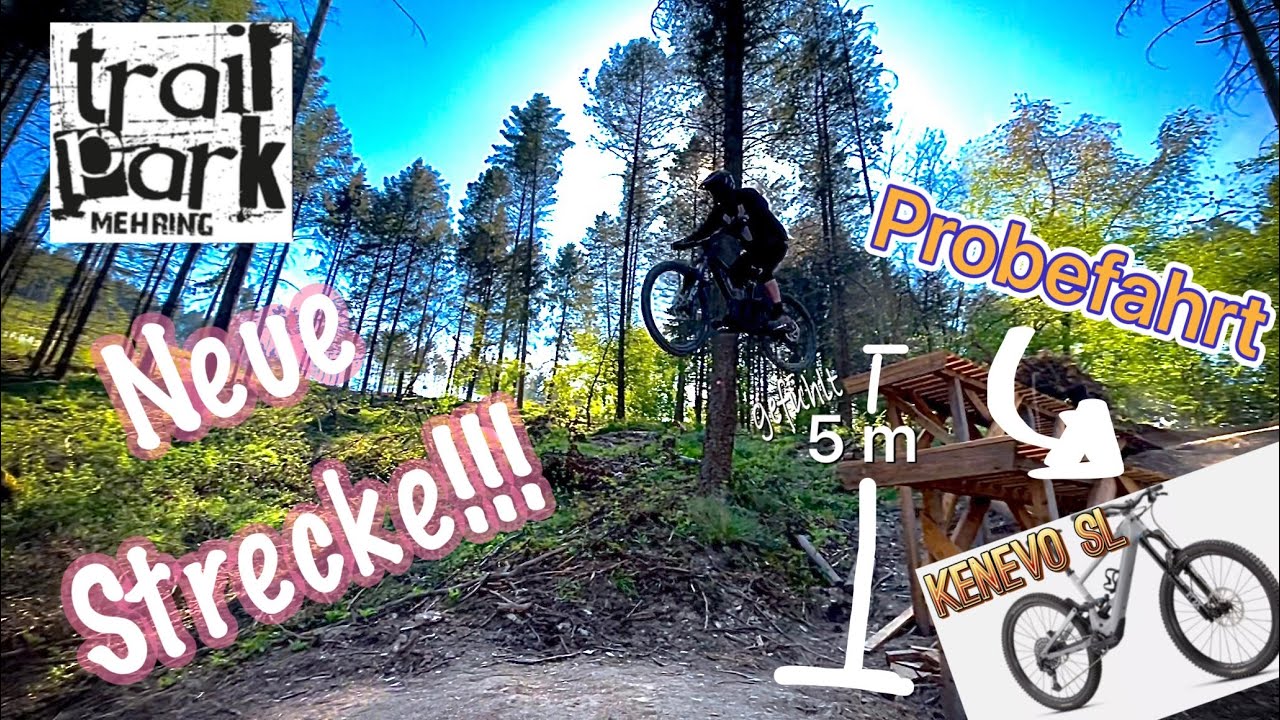 TRAILPARK Mehring 2022💥 NEUE Line❗️Kenevo SL Probefahrt | DJI MAVIC Shots 🚁 Mein größter DROP 😵🥴🤕