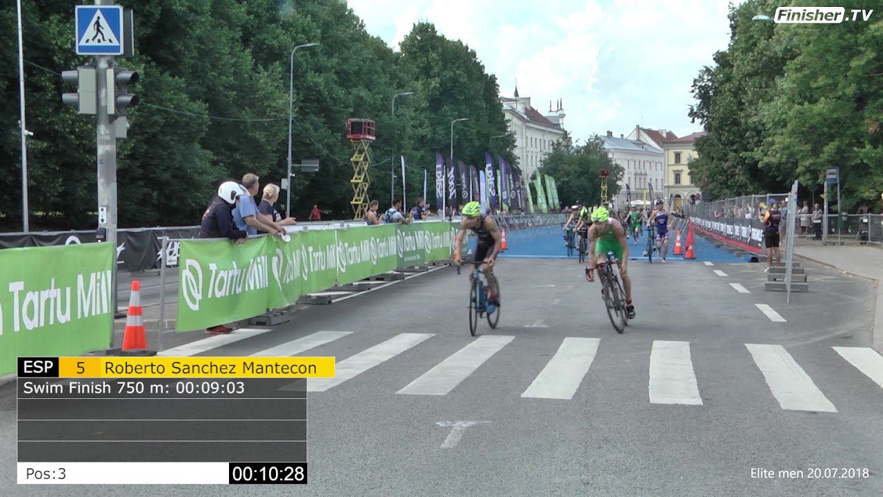 Roberto Sanchez Mantecon 5 l Tartu Mill Triatlon - Elite men 2018