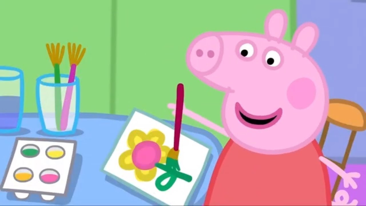 Peppa konstnären | Greta Gris | Tecknat för barn | WildBrain Svenska