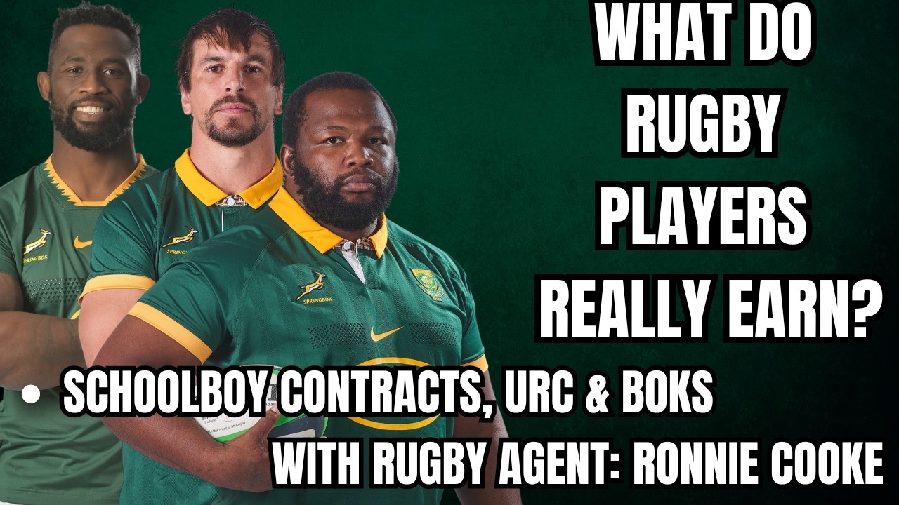 WHAT DO PRO RUGBY PLAYERS REALLY EARN?  Some startling numbers with rugby agent Ronnie Cooke