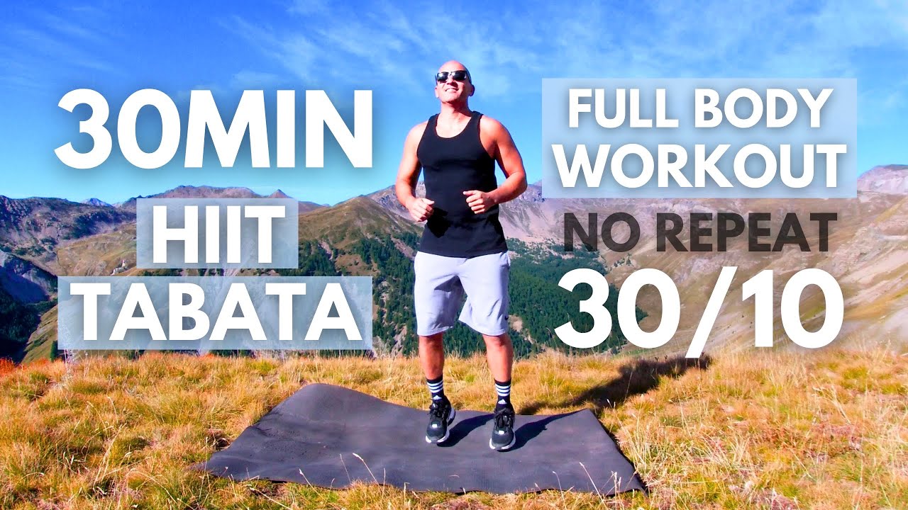 TABATA HIIT 30MIN / Full Body Workout / Tabata 30/10 🔥NO REPEAT🔥