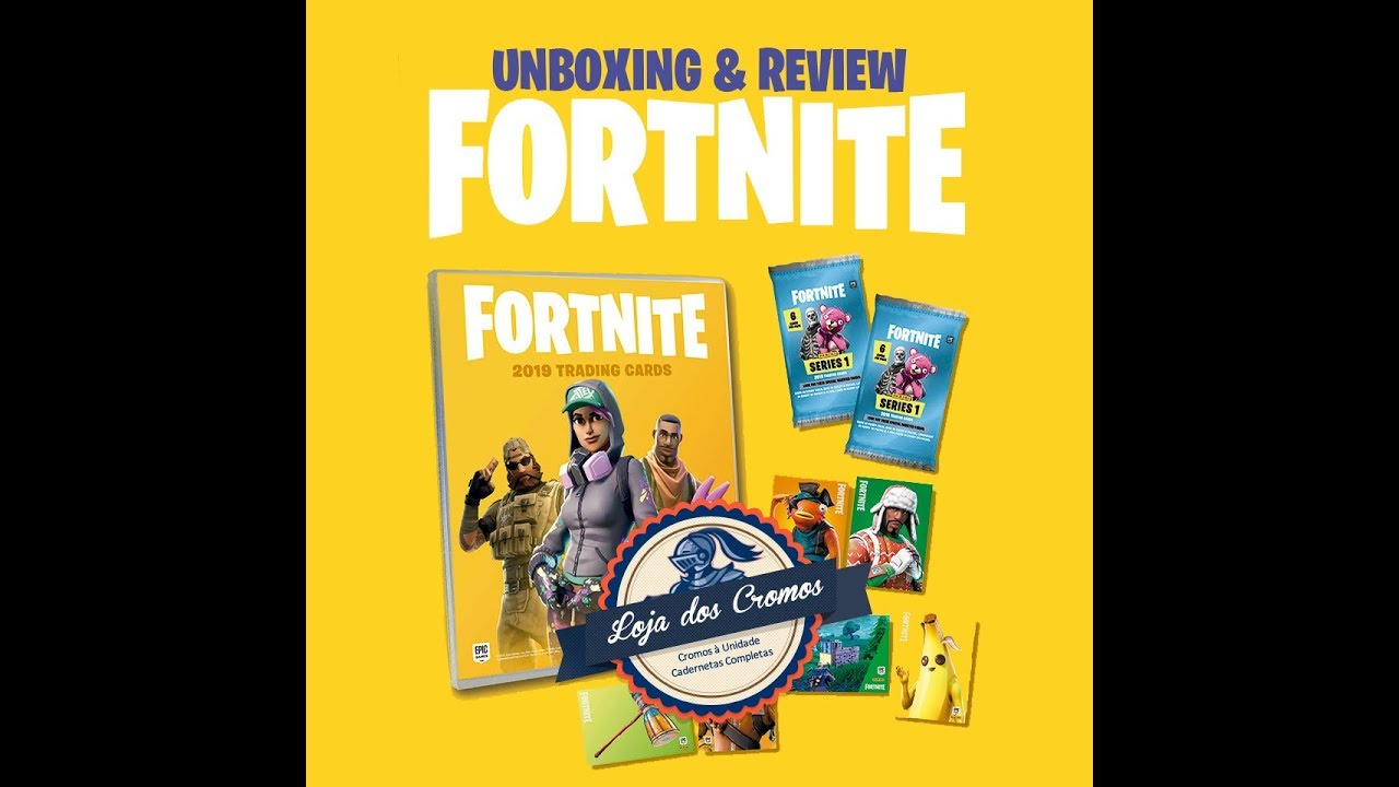 Unboxing & Review - Colecção FORTNITE | Loja dos Cromos | Pack Opening