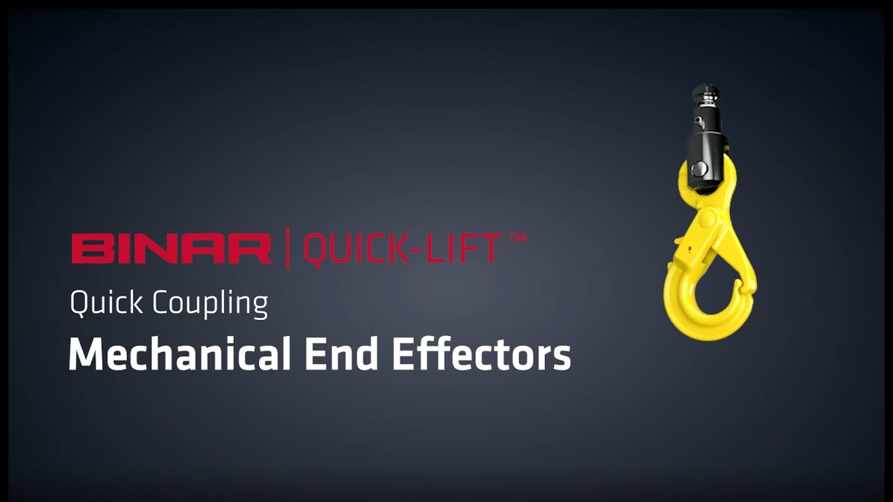 Quick Coupling and Mechanical End Effectors | Binar Handling