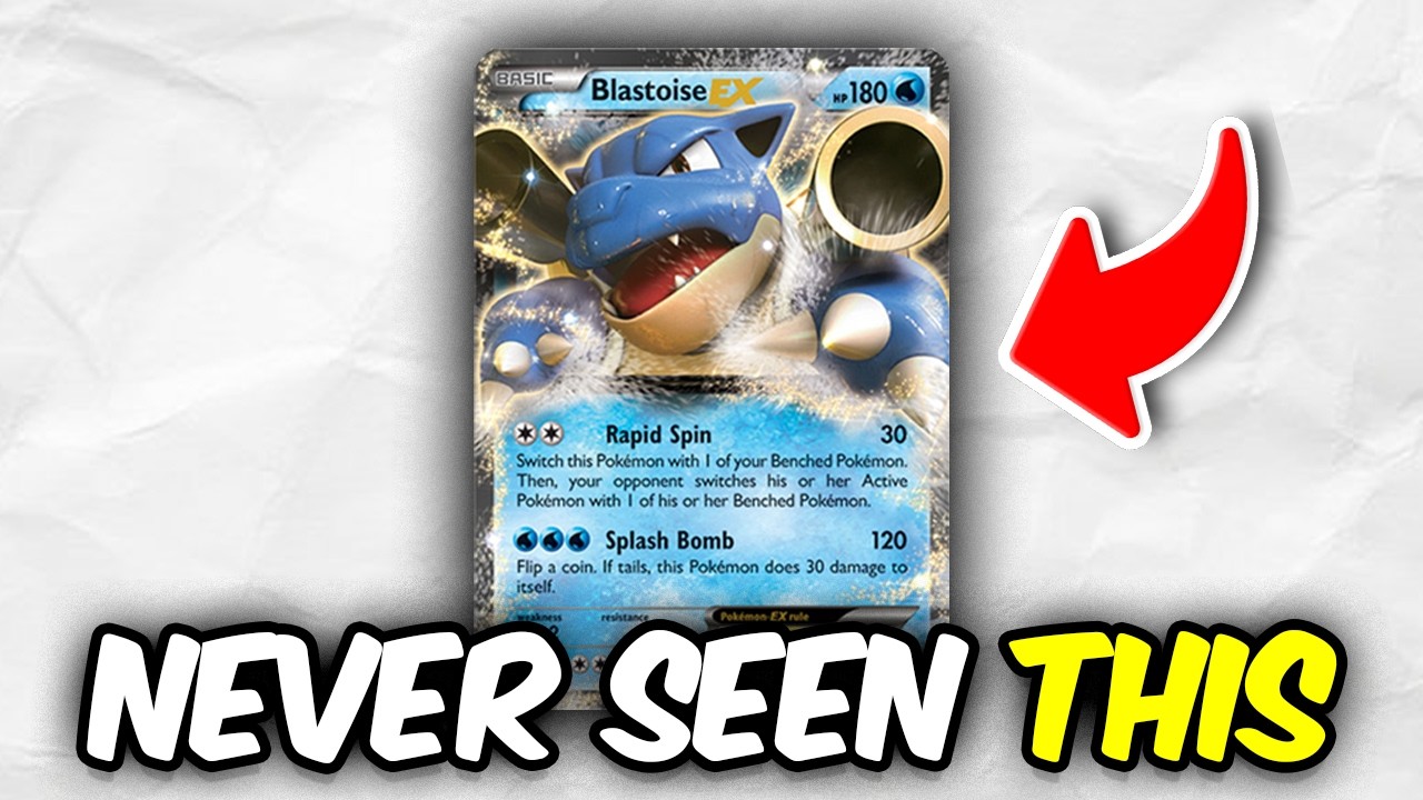 Pok&eacute;mon's Most Obscure Promo Card - Blastoise EX