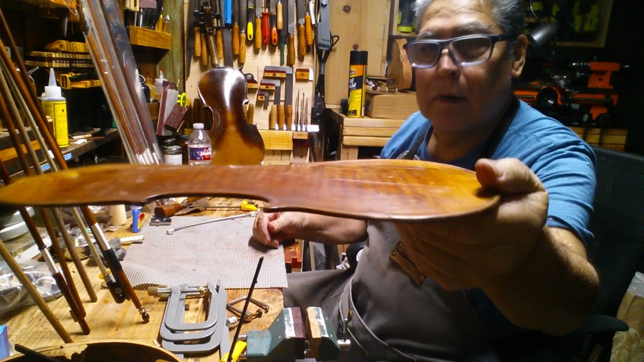 Tapa inferior de violin Reparada video#74