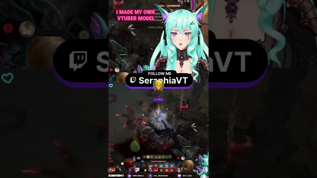 SeraphiaVT's Bold Choice: Why I Rigged and Designed My OWN VTuber Model!