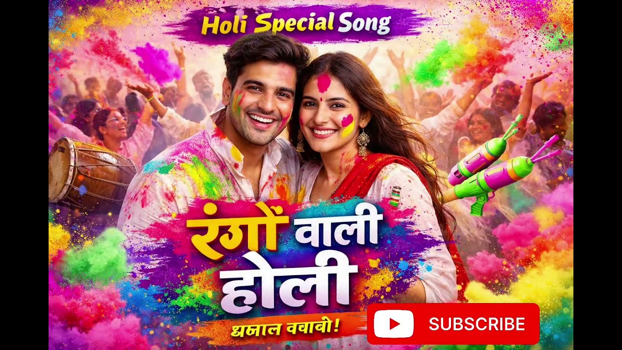 New hindi holi special song #song 🥀