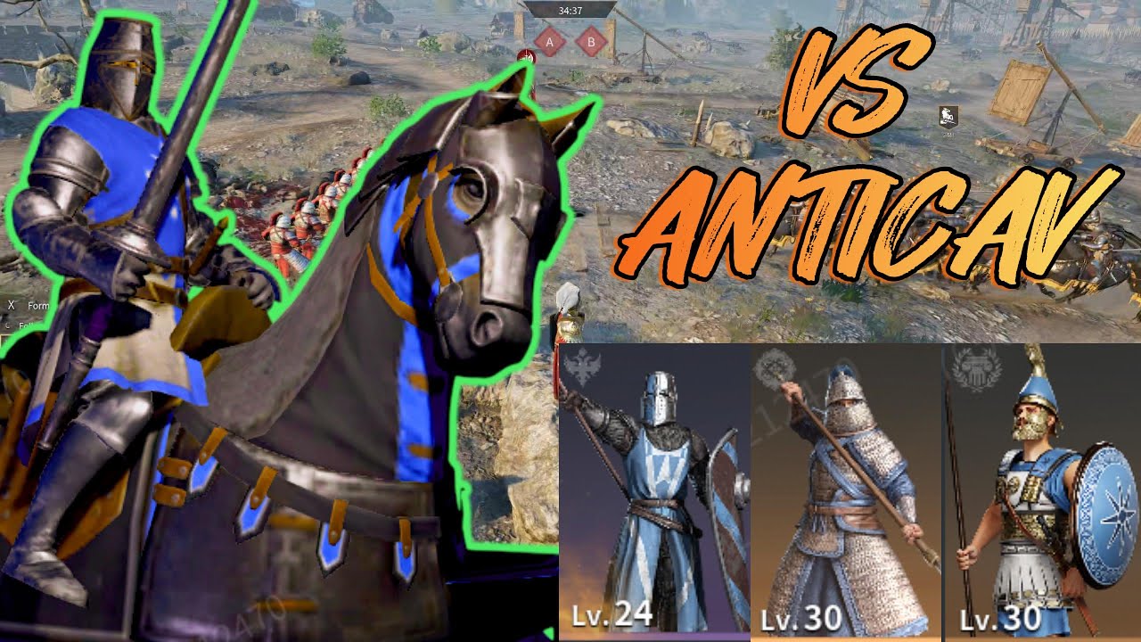 NEW BUFFED MONASTIC KNIGHTS VS ANTICAV!