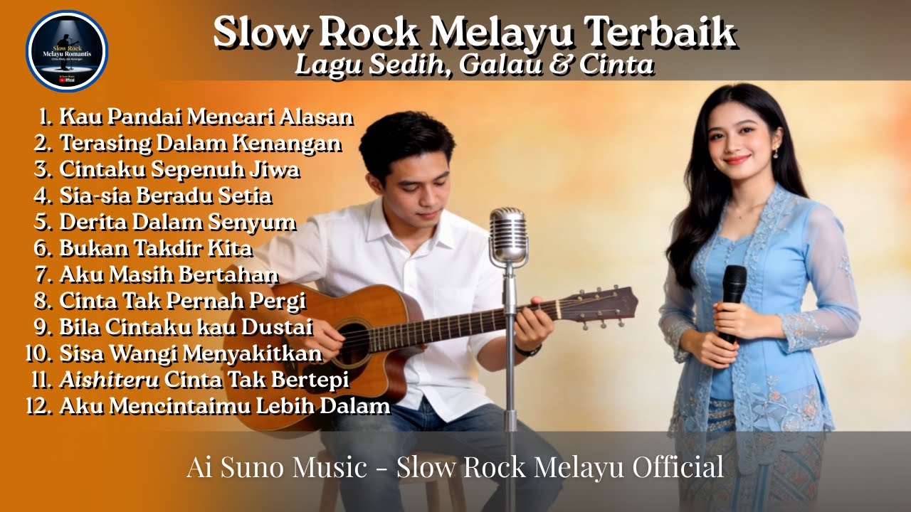 Slow Rock Melayu Terbaru 2026 Duet 💔 12 Lagu Full Album | Lagu Galau Paling Menyentuh Hati