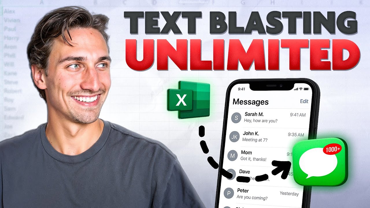 Send Bulk SMS from Your Number Using Excel