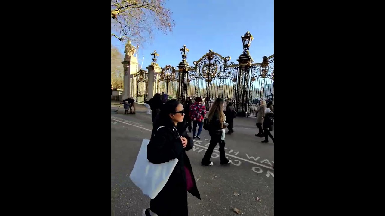 POV: Green Park to Buckingham Palace short walk