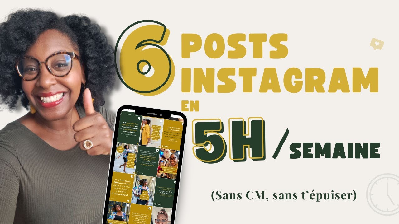Vole ma Stratégie Instagram 2026 | Comment poster tous les jours sans s'épuiser