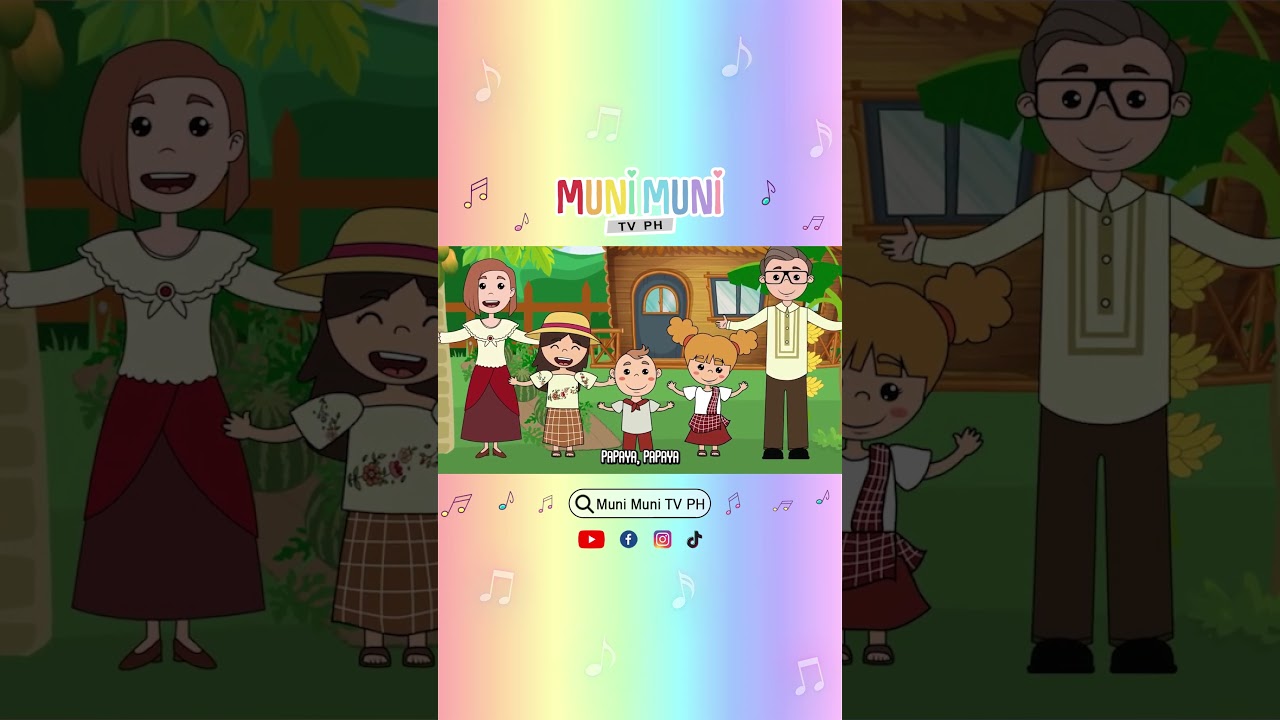 FRUIT SALAD | Watermelon Song | Tagalog | Muni Muni TV PH | #awitingpambata #munimunitvph