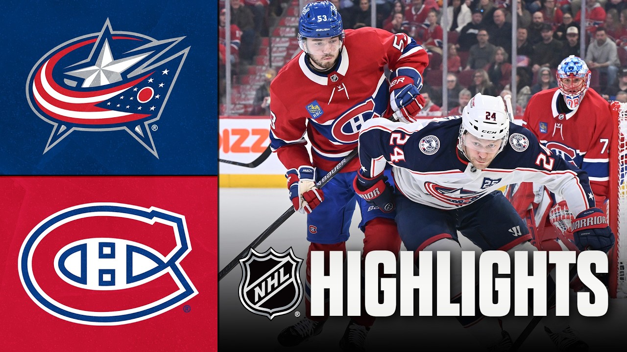 Blue Jackets vs. Canadiens | NHL Highlights | March 26, 2026