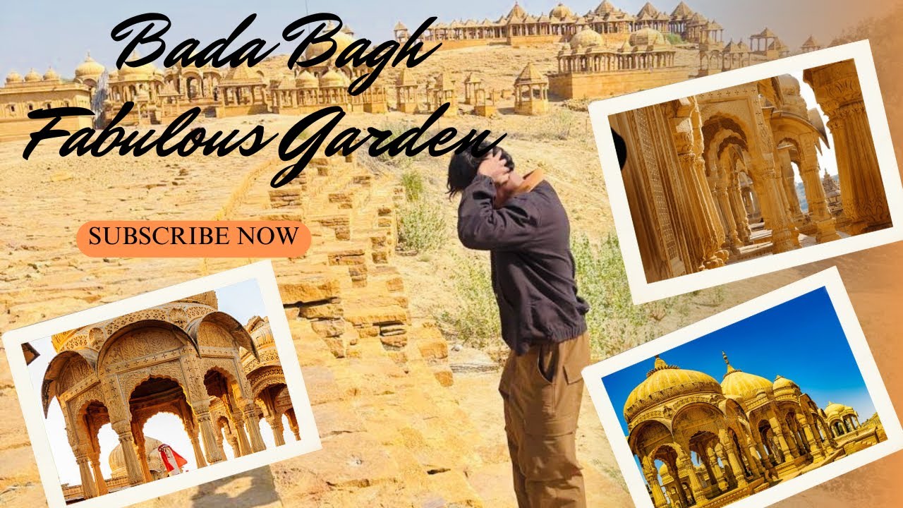 Bada Bagh🫠 [Ek Aisa Gardan Jo Pathar Ka Hai] Jaisalmer Rajasthan 🧐#vlog #jaisalmer #badabagh #vlogs 