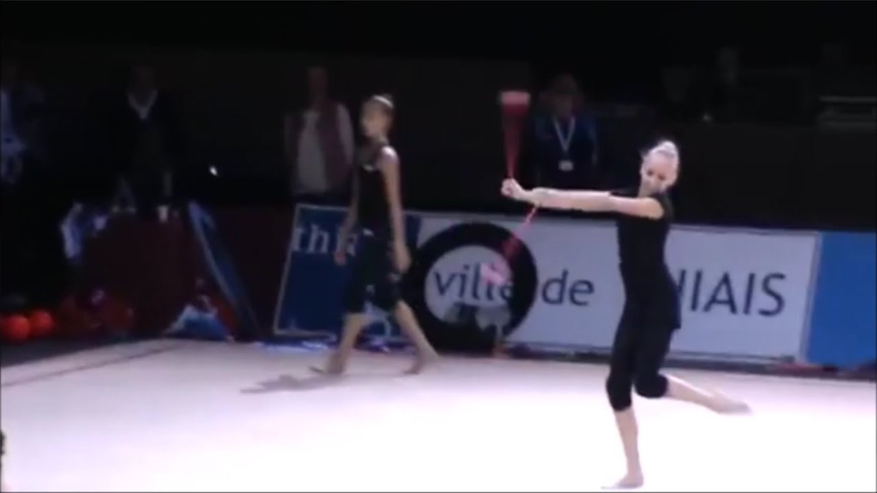 【新体操女子】世界選手権金メダリスト!! ヤナ・クドリャフツェワ選手の練習映像！（Gymnastics)