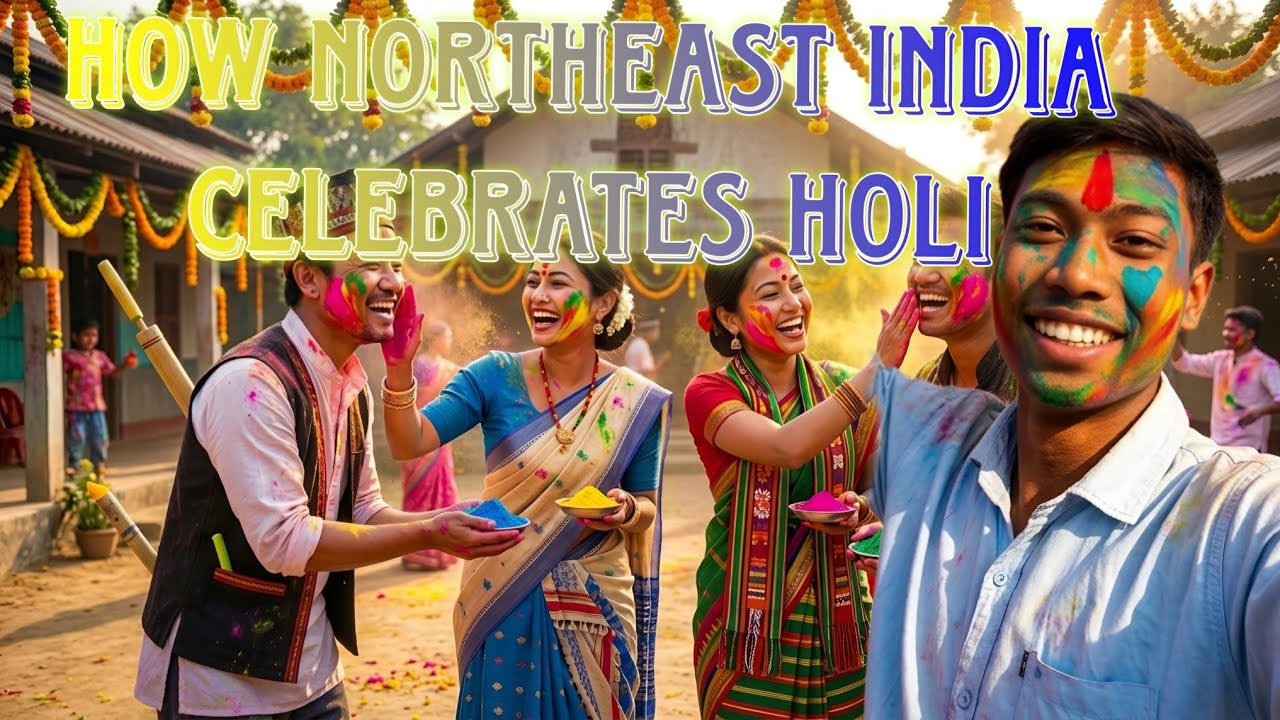 Northeast India Holi Celebration | Colorful Tribal Festival