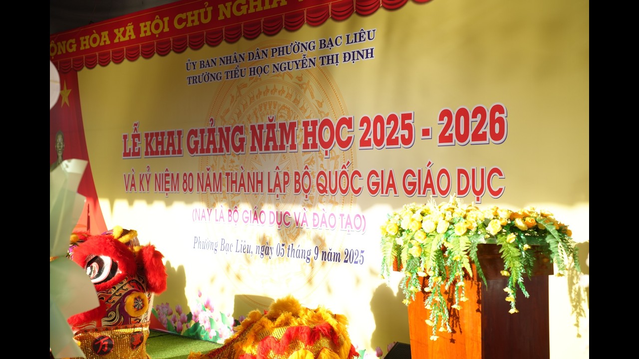 Giới thiệu Trường Tiểu học Nguyễn Thị Định (BS)