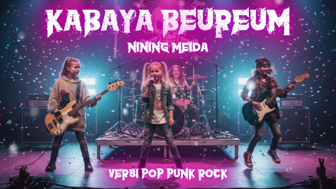 Kabaya Beureum - Nining Meida (Versi Pop Punk Rock) Enakeun Pisan Pokonamah
