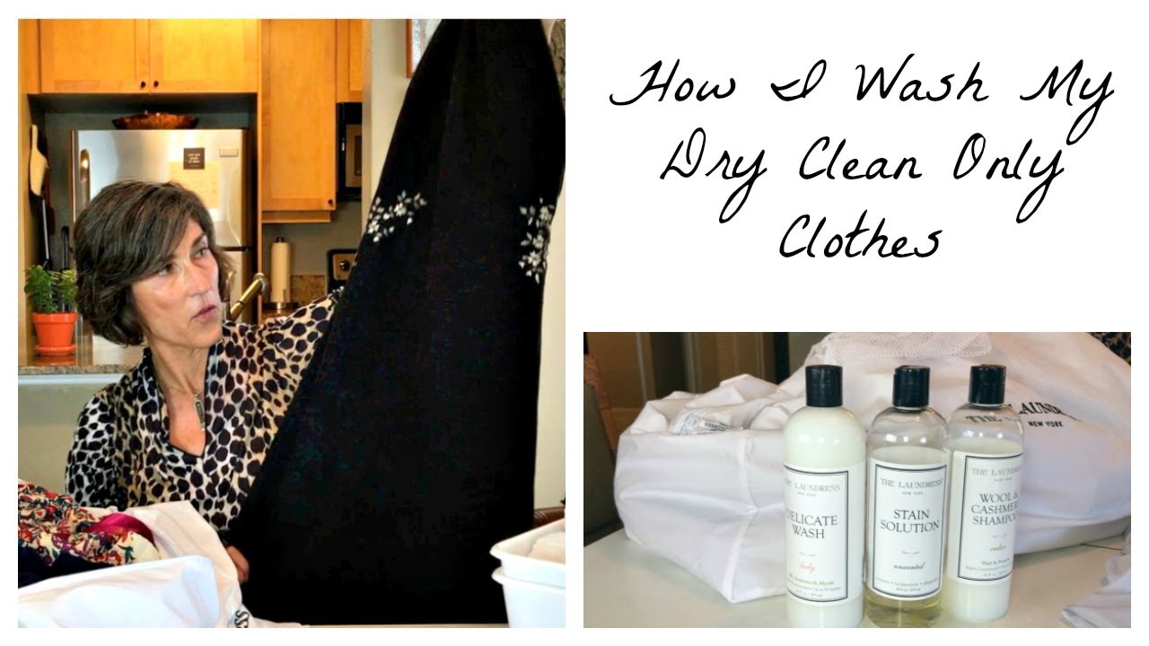 How I Wash My Dry Clean Only Clothes ~  DIY Tutorial ~ The Laundress Review