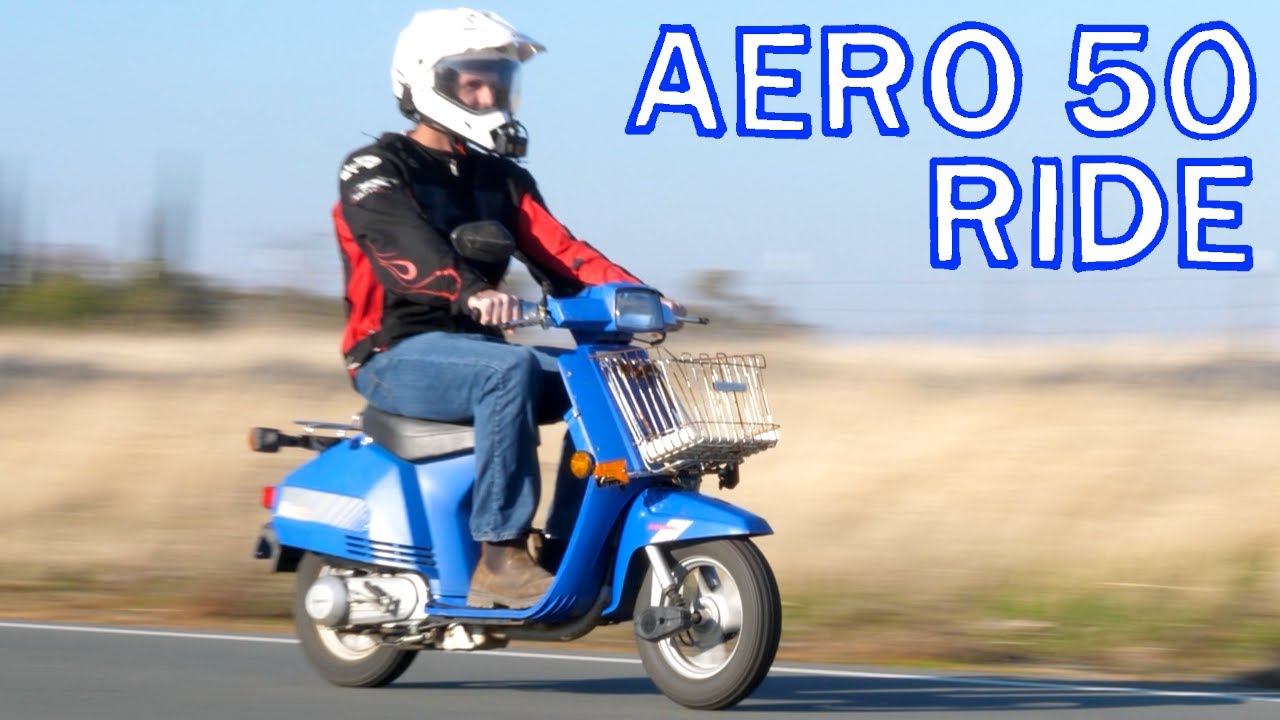 Скутер Honda Aero 50 1983 года — тест-драйв