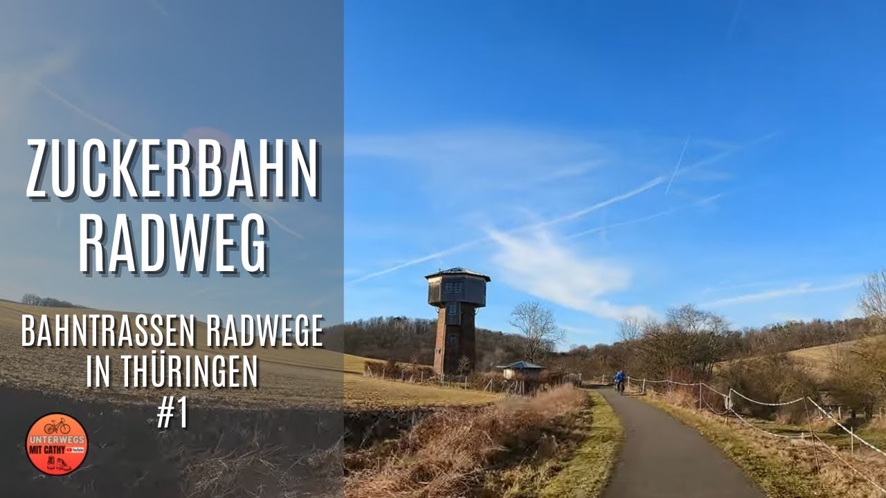 🚴🏻‍♀️Bahntrassen Radweg - Zuckerbahnradweg, wunderschöne Landschaft zwischen Saale u. Elster