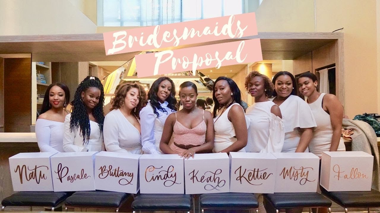 Amazing Bridesmaid Proposal Brunch