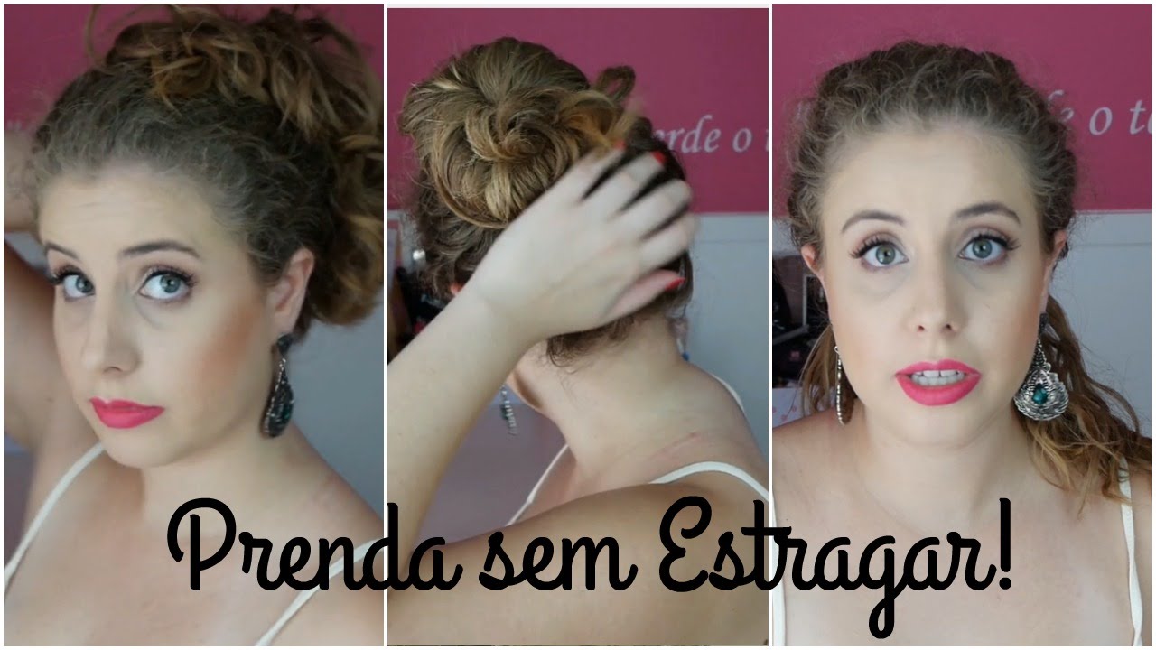 3 jeitos de prender cabelo ondulado SEM estragar os cachos!