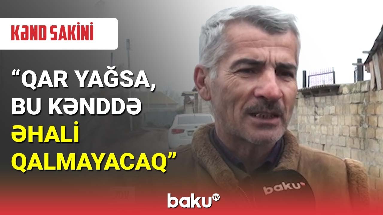Ağdaşda minlərlə sakin mavi yanacağa həsrətdir - BAKU TV