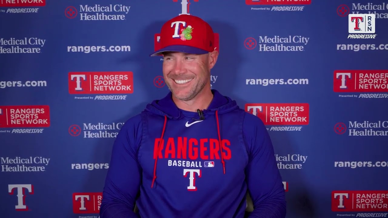 2026 Texas Rangers Spring Training Media Session (Mar. 8): Skip Schumaker