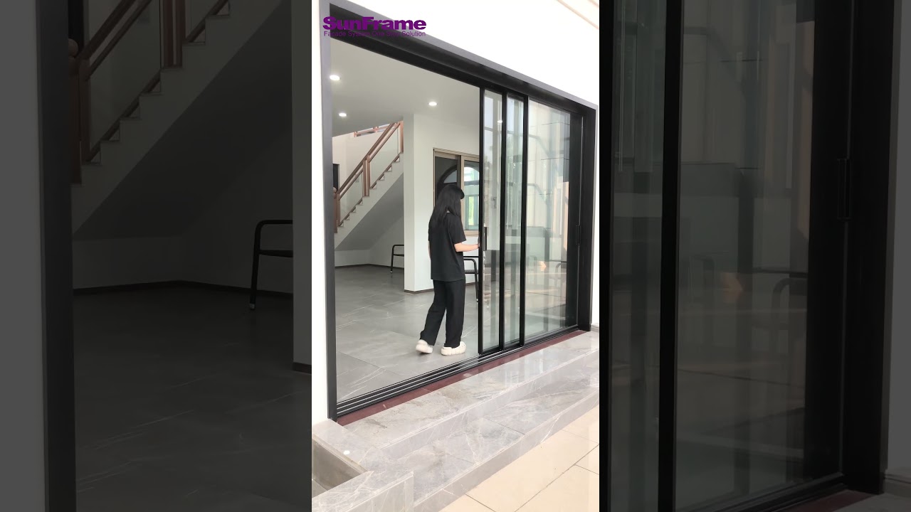 Patio Sliding Glass Doors Exterior Conceal Pocket Slide Doors Inside Stacking Sliding Door#doors