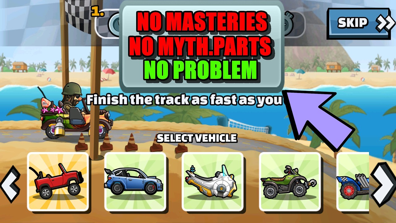 👉 NO MASTERIES NO MYTH NO PROBLEM 👈 (Hover Hoopla) - Hill Climb Racing 2