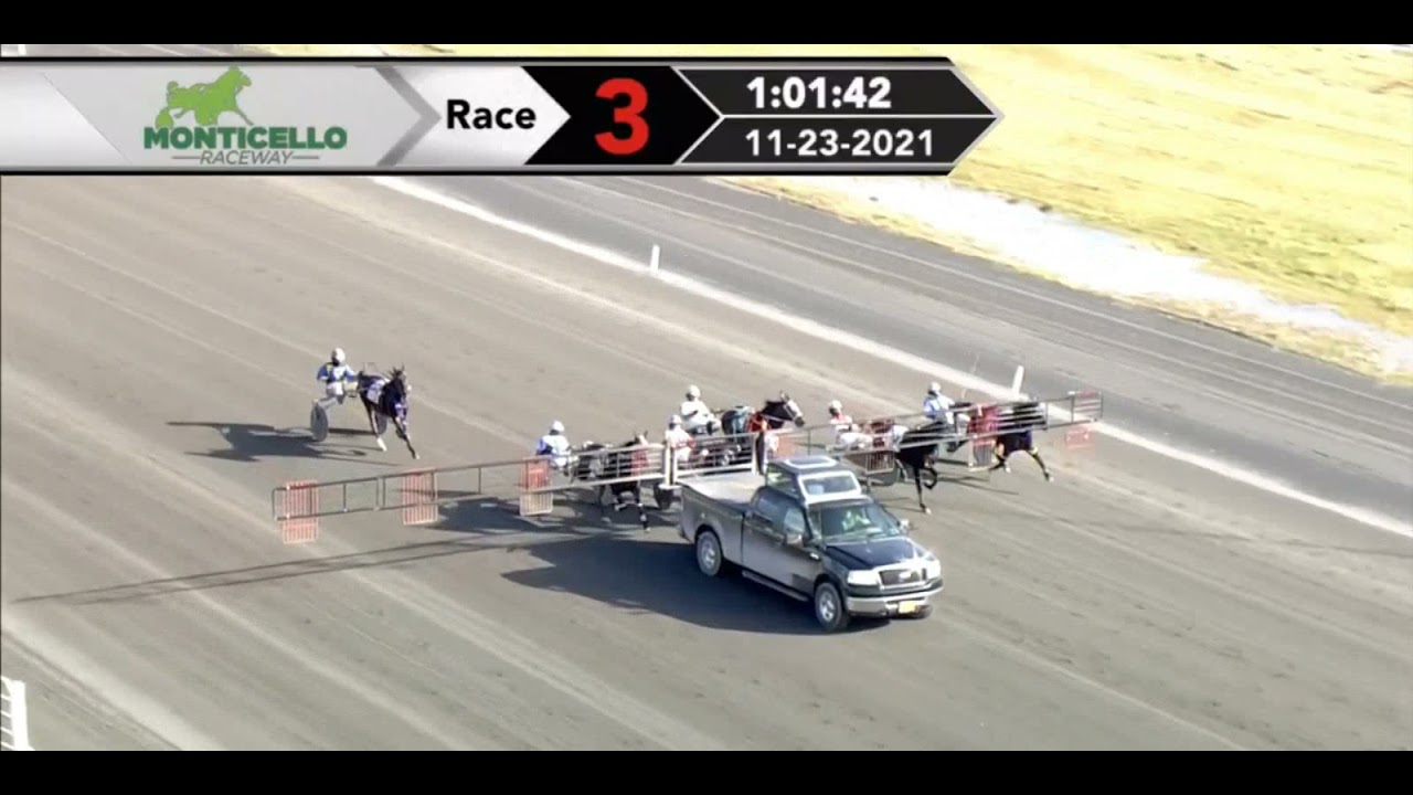 Monticello Raceway - Horse Racing Pick3 Races 2,3 and 4 -  November 23, 2021