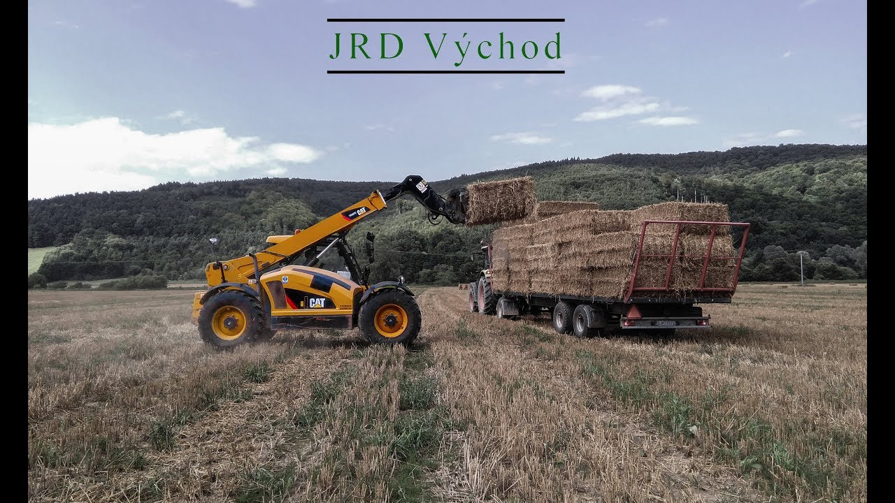 CAT TH407C + JCB Fastrac 3230 + CLAAS Arion 530