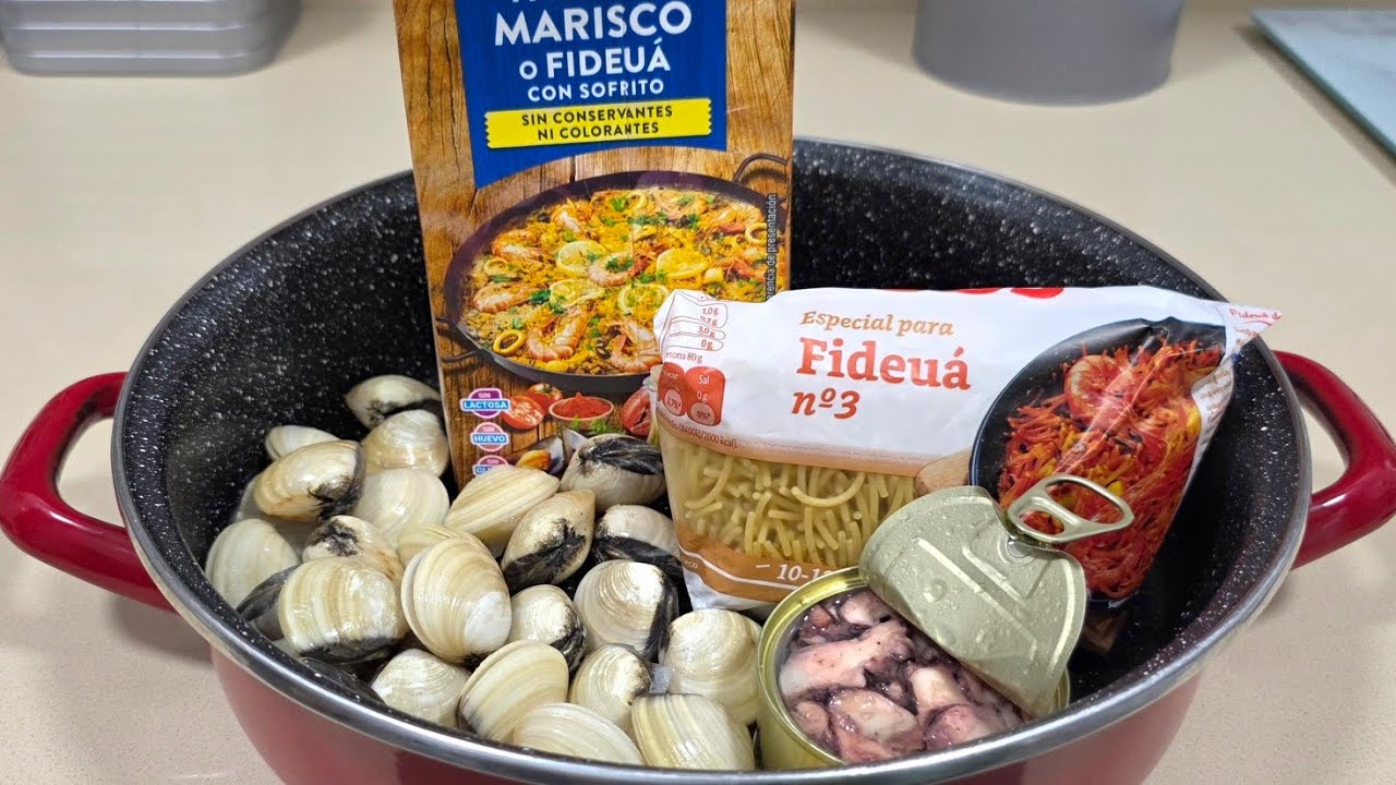 Fideu&aacute; f&aacute;cil con 4 ingredientes ⏳️ en 10 minutos // BEATRIZ COCINA 