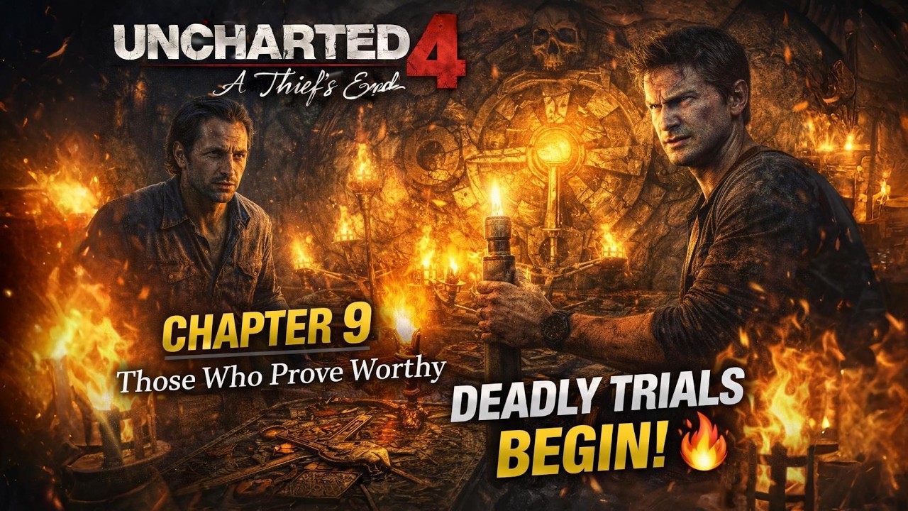 Uncharted 4 Chapter 9 – Those Who Prove Worthy 🔥 Deadly Trials & Insane Puzzle! (Full Gameplay)