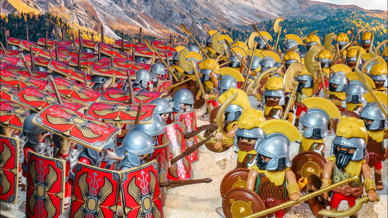 PUNIC WARS - Carthage vs Rome, Hannibal's attack! Playmobil History