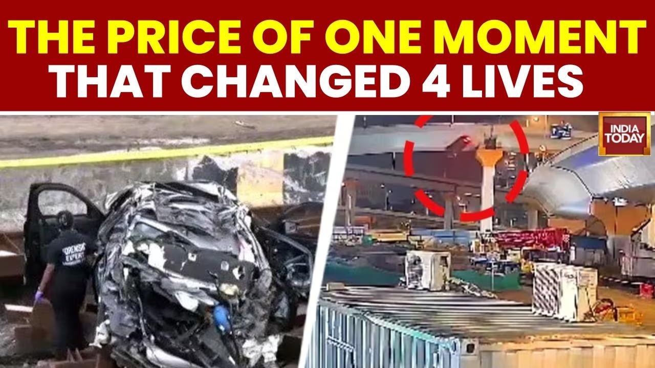 Mumbai BMW Crash: Car Flies Off Coastal Road Bridge, 3 Dead | Fourth Critical